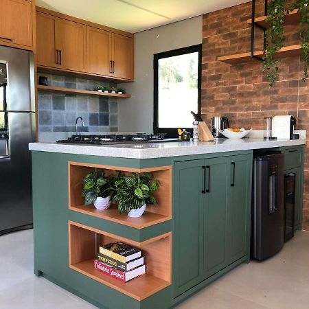 Casa Por Do Sol Com Banheira De Hidromassagem Villa Urubici Eksteriør billede
