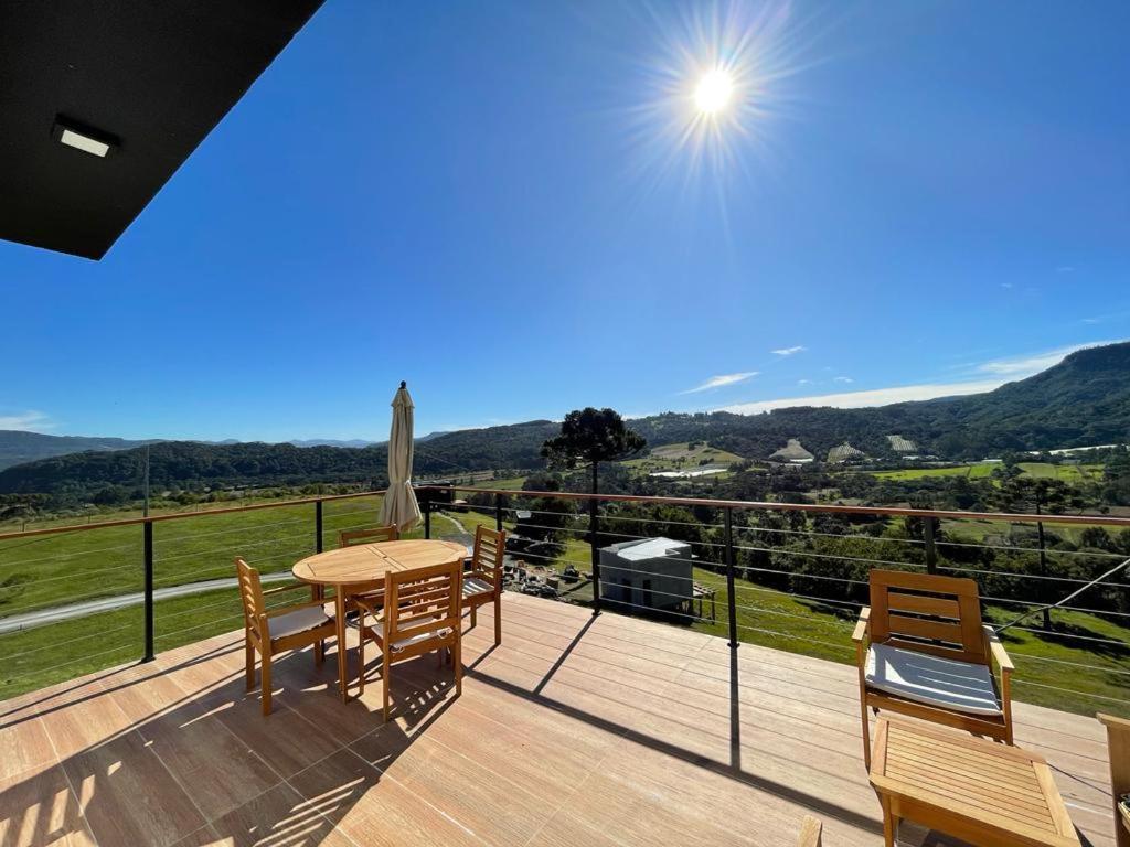 Casa Por Do Sol Com Banheira De Hidromassagem Villa Urubici Eksteriør billede